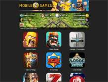 Tablet Screenshot of mobile2games.com